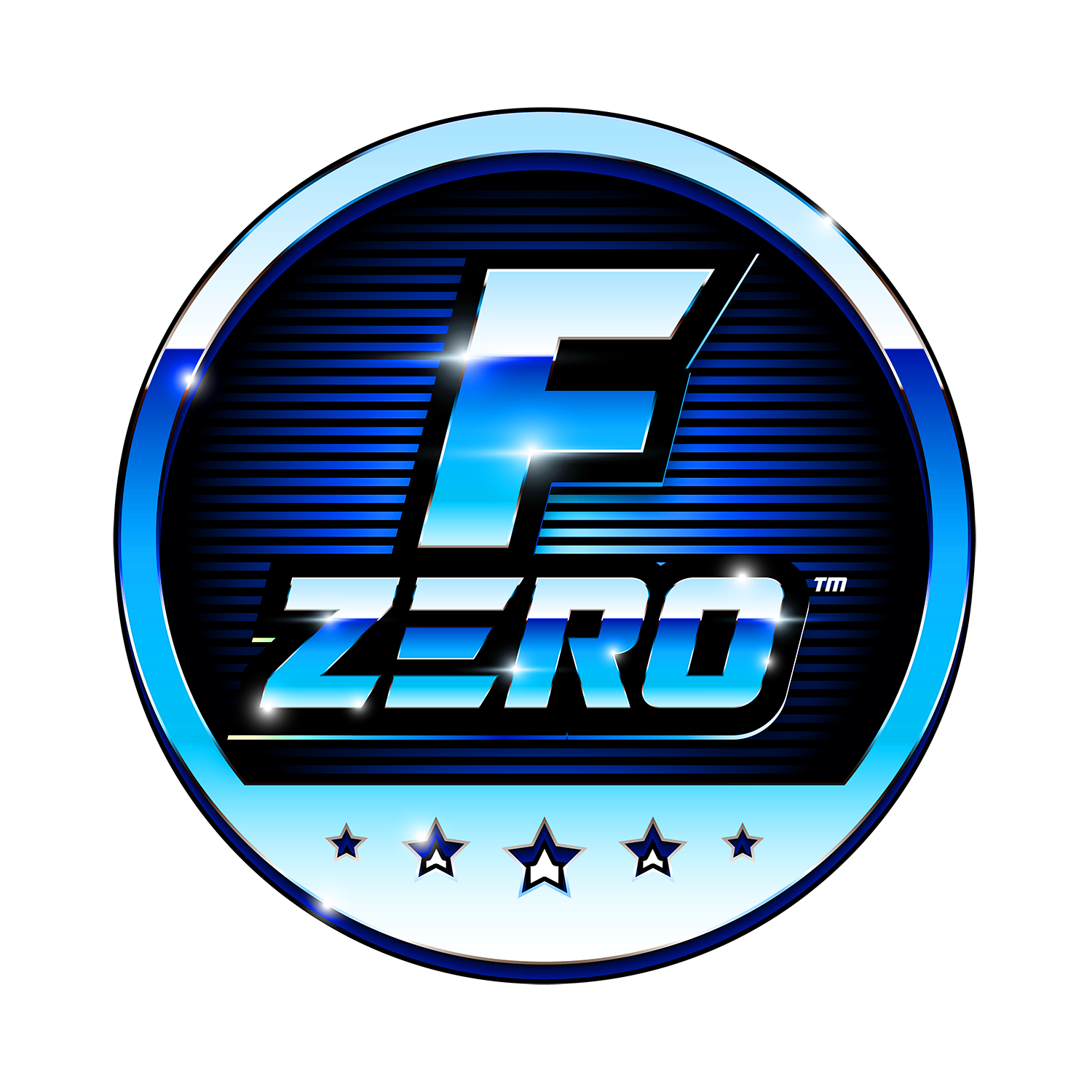 Icon showcasing the F-Zero logo for branding in gaming or entertainment