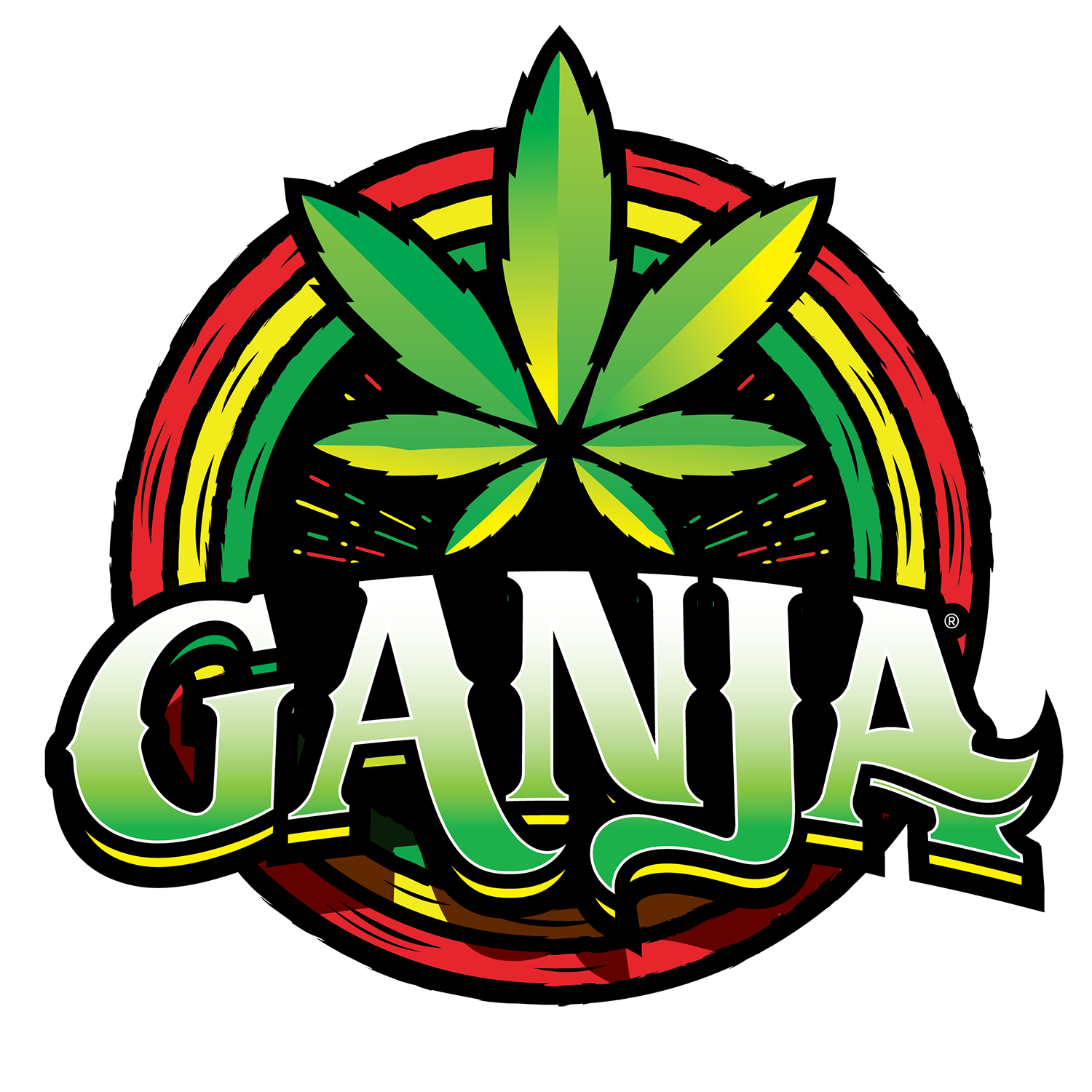 Icon displaying the Ganja logo for cannabis-related branding