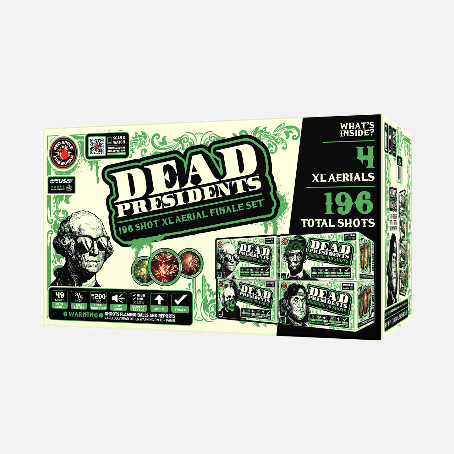 Dead Presidents™ 196 Shot XL® Aerial Finale Set®