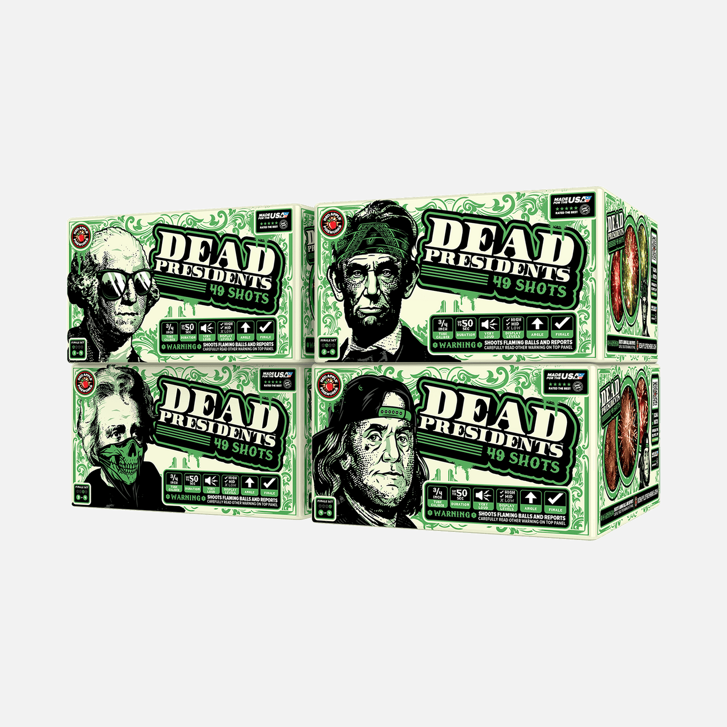 Dead Presidents™ 196 Shot XL® Aerial Finale Set®