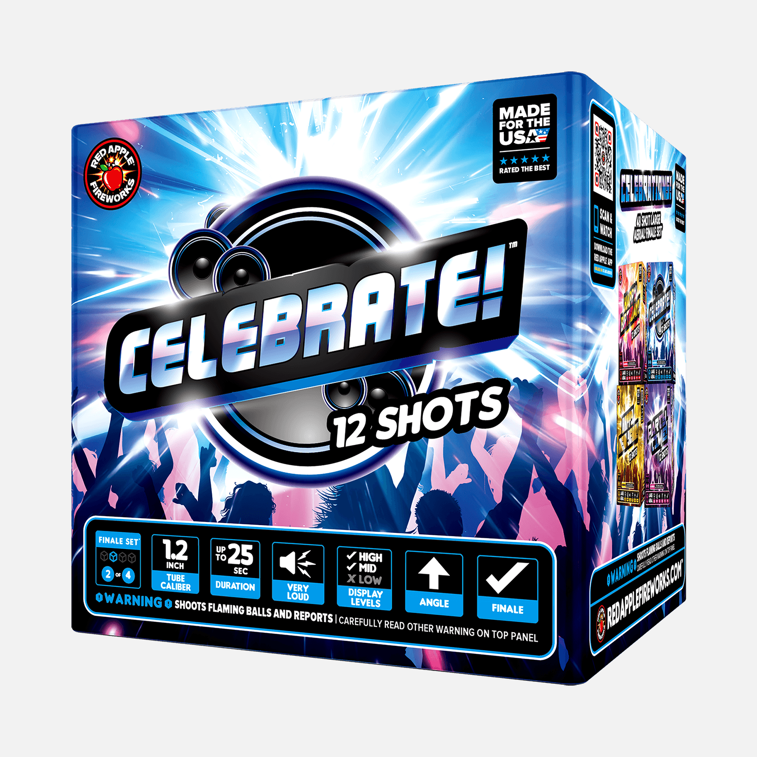 Celebrations™ 48-Shots Large Aerial Finale Set® Large Finale Sets® (Up to 1400 Grams)