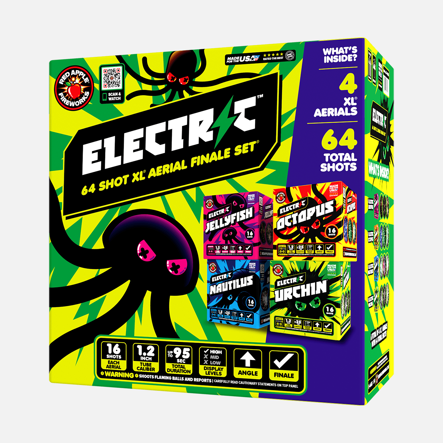 Electric™ 64-Shots XL® Aerial Finale Set®