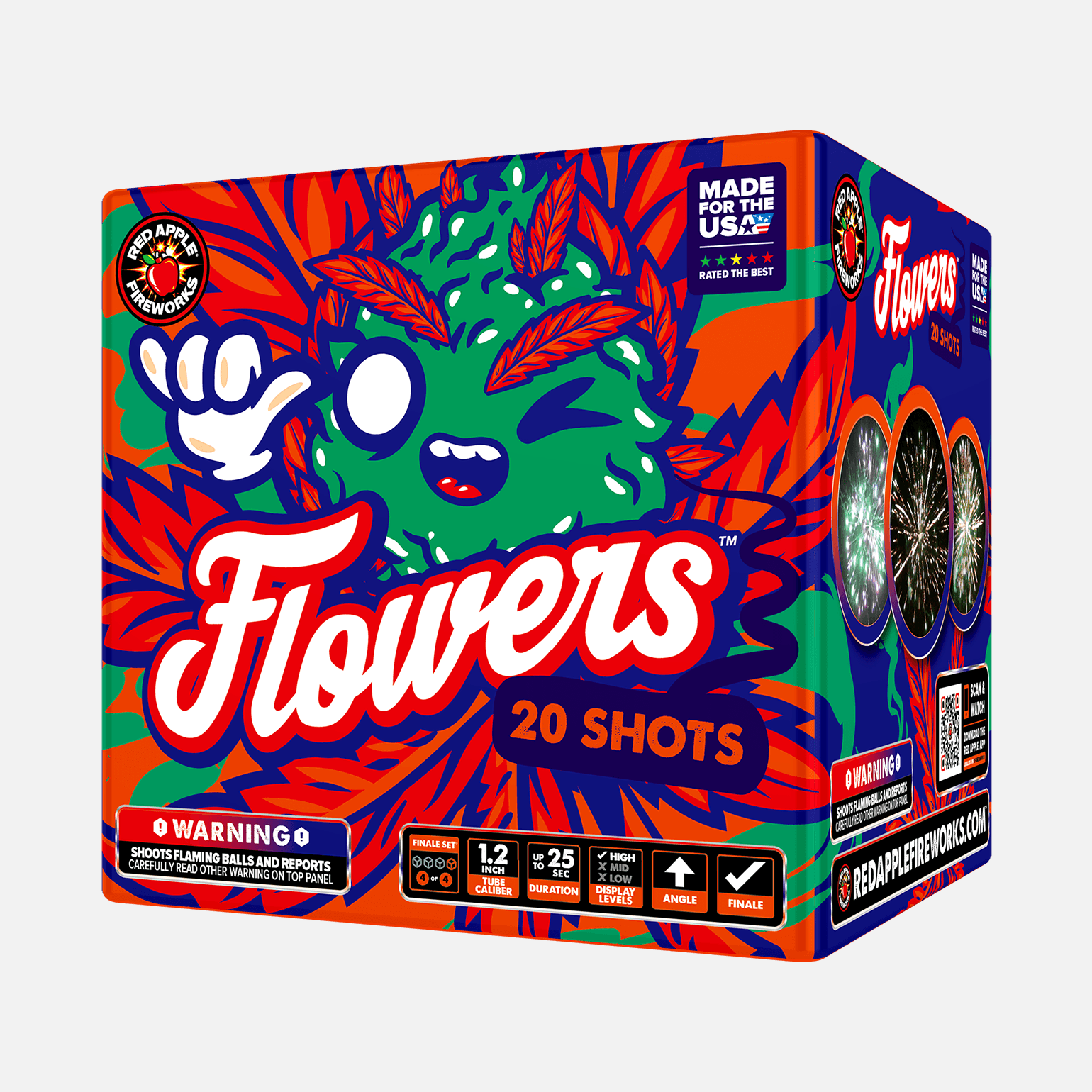 Flowers™ 80-Shots XL® Aerial Finale Set® XL® Finale Sets® (Up to 2000 Grams)