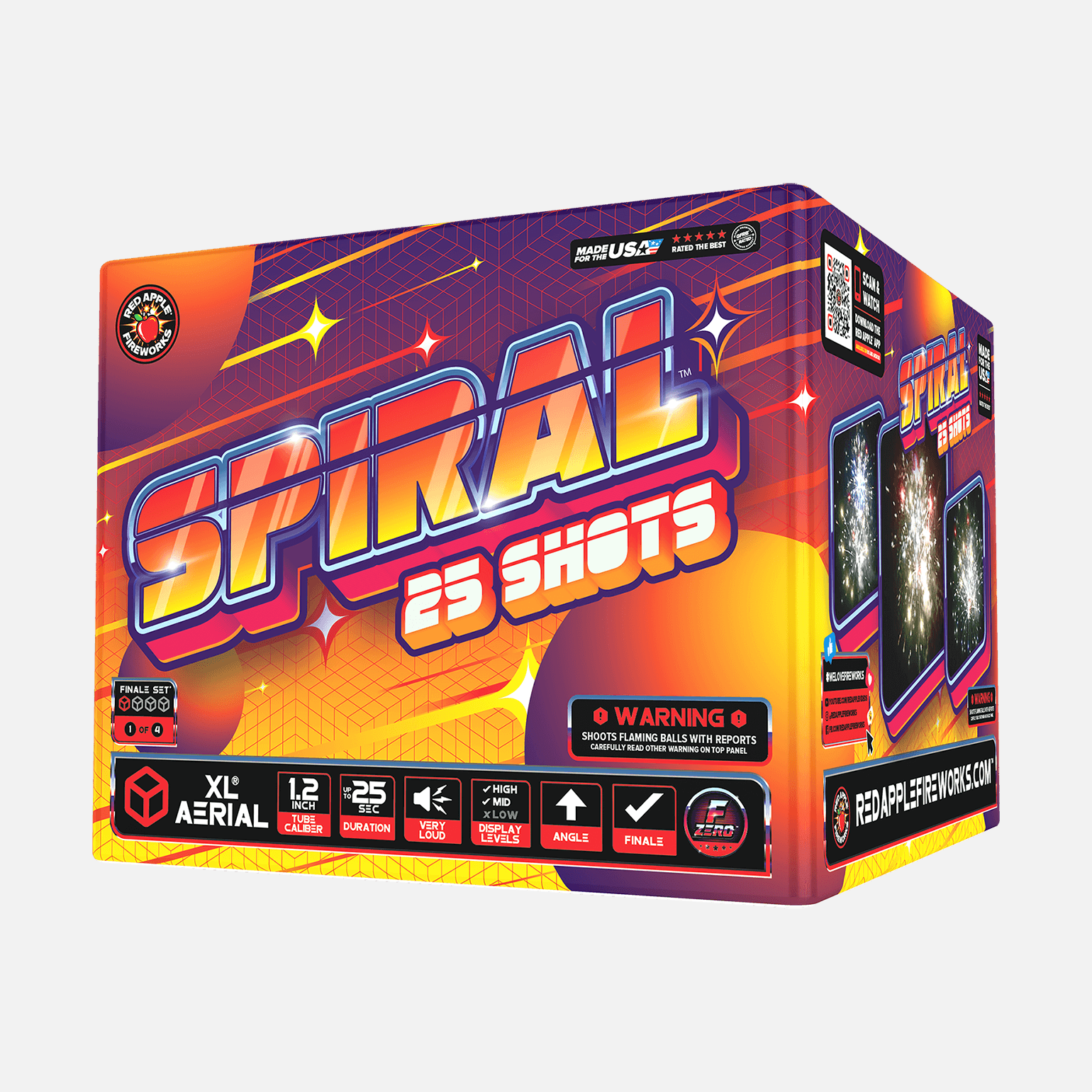 Galaxies™ 100-Shots XL® Aerial Finale Set® XL® Finale Sets® (Up to 2000 Grams)