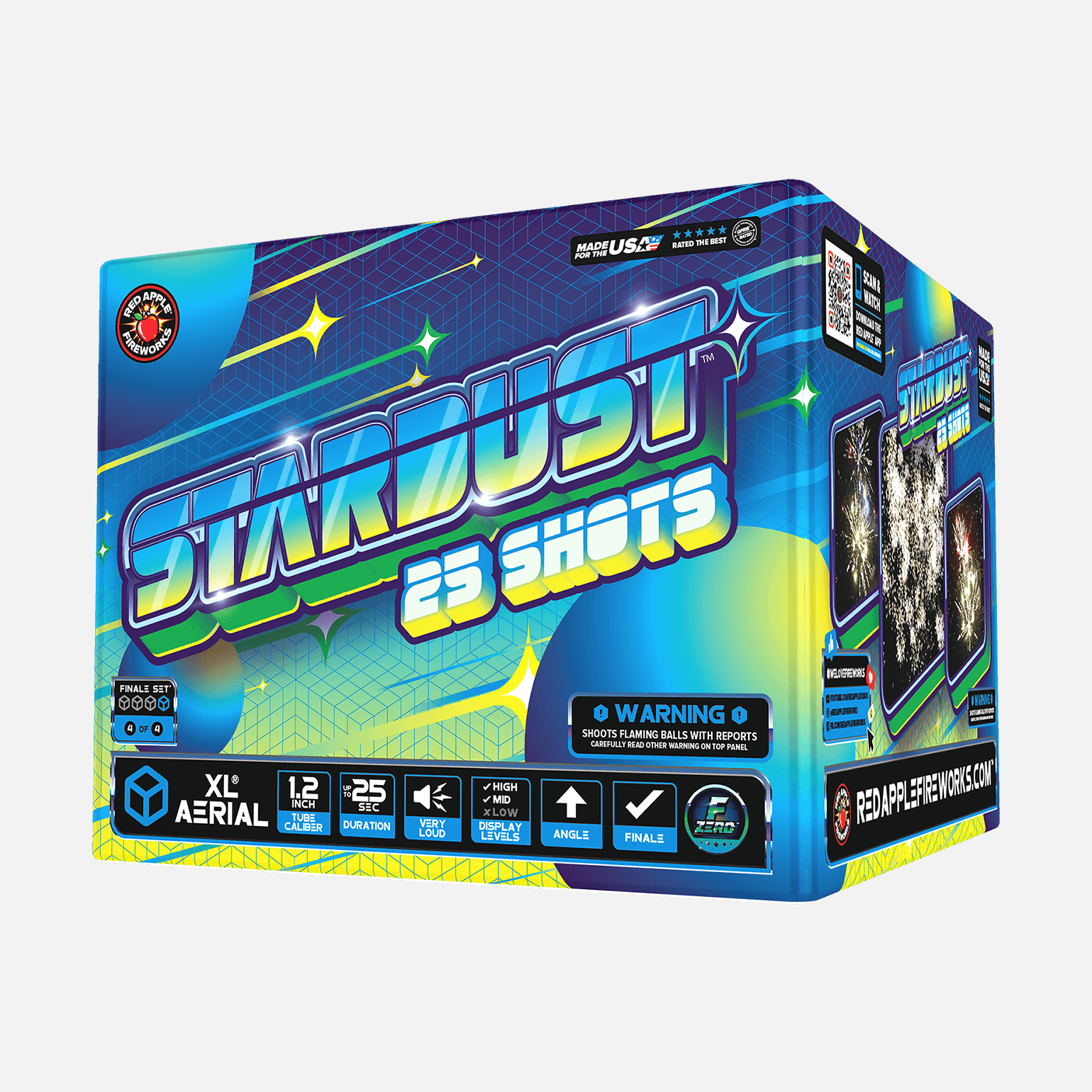 Galaxies™ 100-Shots XL® Aerial Finale Set® XL® Finale Sets® (Up to 2000 Grams)