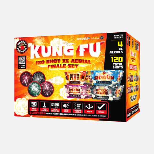 Kung Fu™ 120-Shots XL® Aerial Finale Set®