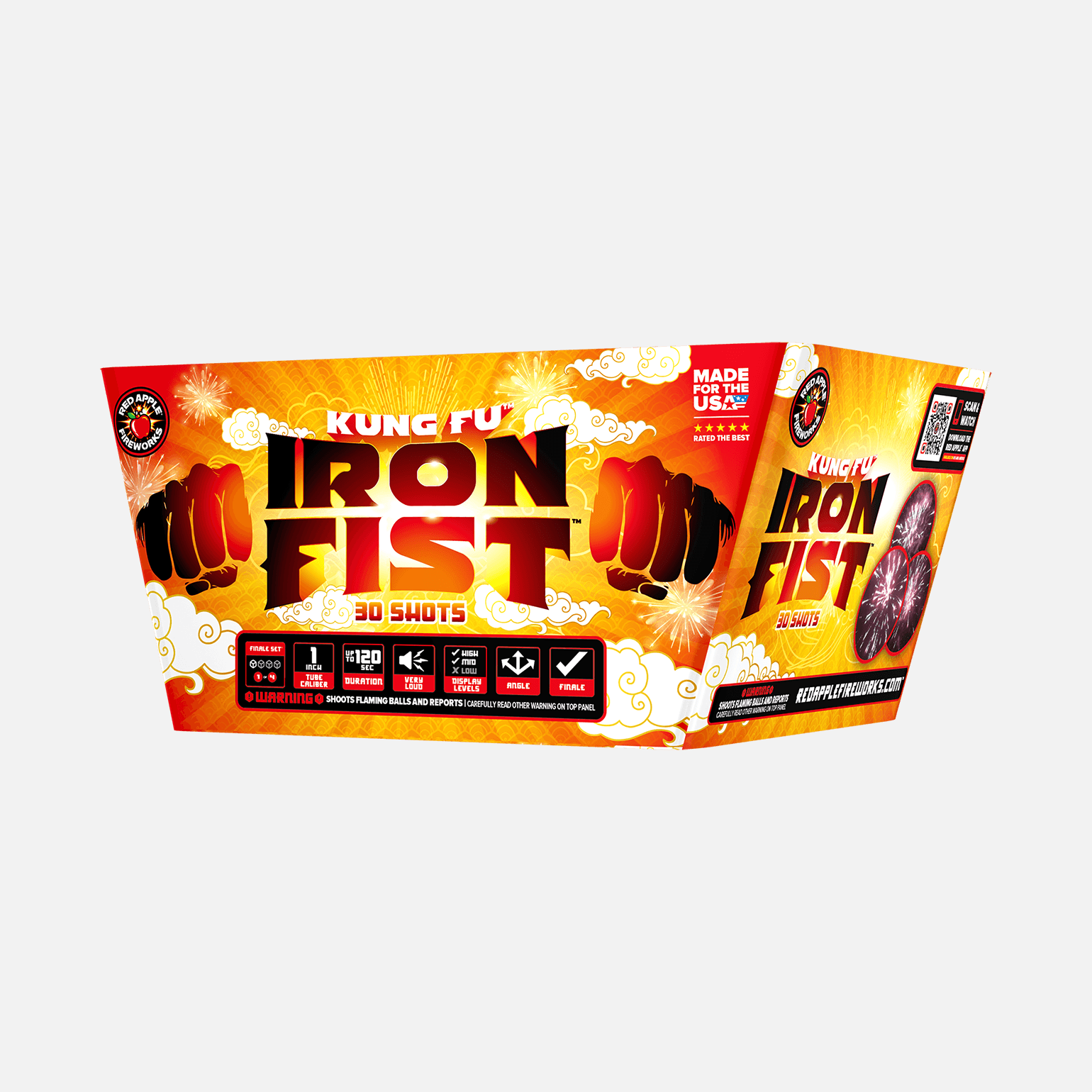 Kung Fu™ 120-Shots XL® Aerial Finale Set® XL® Finale Sets® (Up to 2000 Grams)