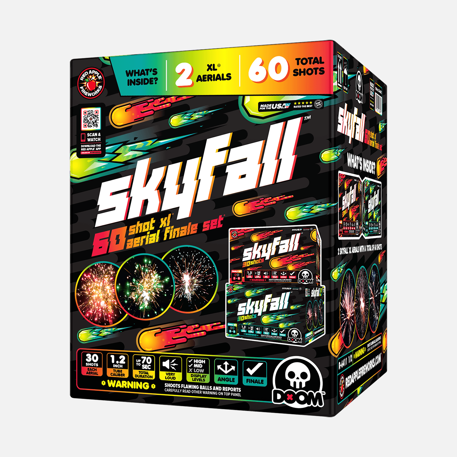 Skyfall™ 60-Shots XL® Aerial Finale Set®