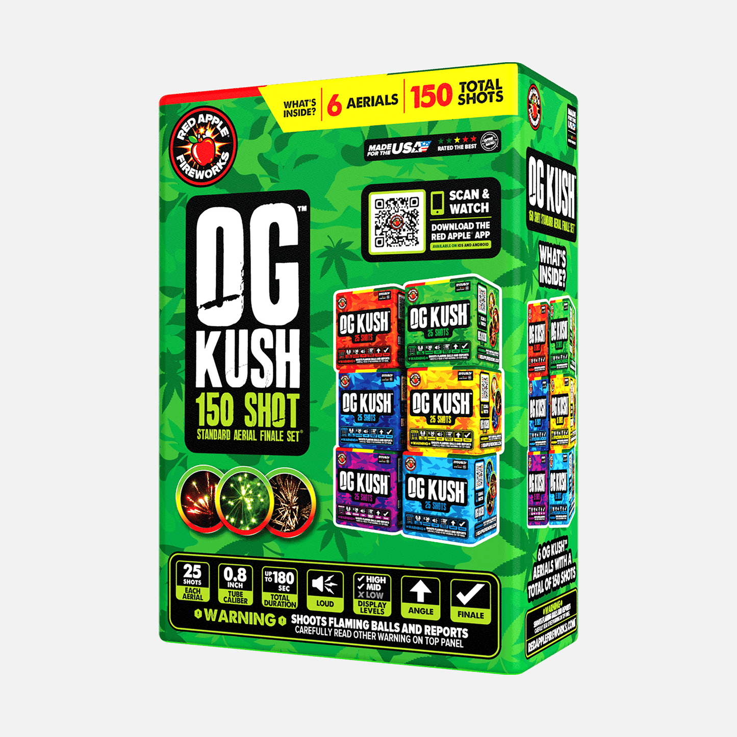 OG Kush® 150-Shots Standard Aerial Finale Set®