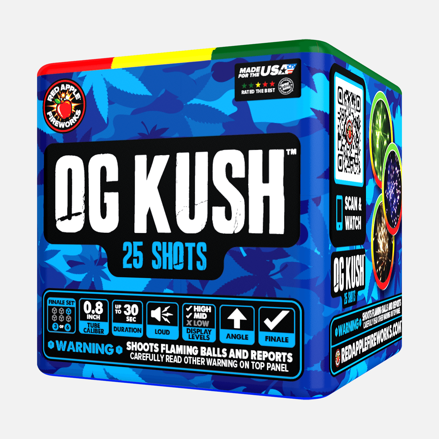 OG Kush® 150-Shots Standard Aerial Finale Set® Standard Finale Sets® (Up to 1200 Grams)