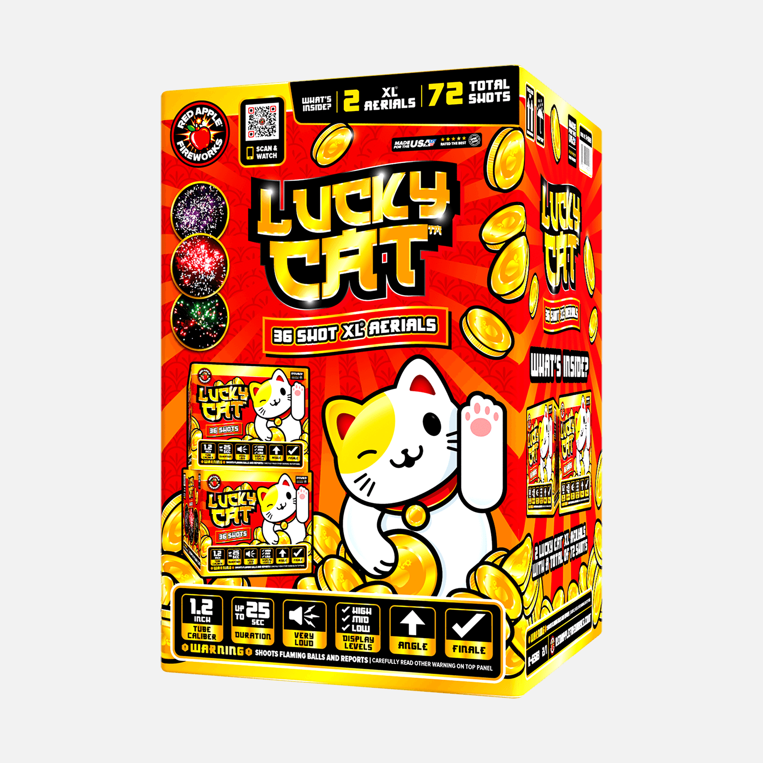 Lucky Cat™ 36-Shots XL® Aerials