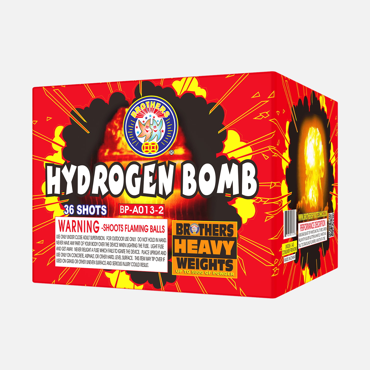 Da Big Box O' Bombs 144 Shots XL® Aerial Finale Set® by Brothers XL® Finale Sets® (Up to 2000 Grams)