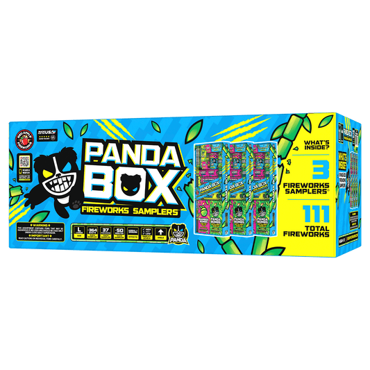 Panda Box® 364 Shot Fireworks Sampler®