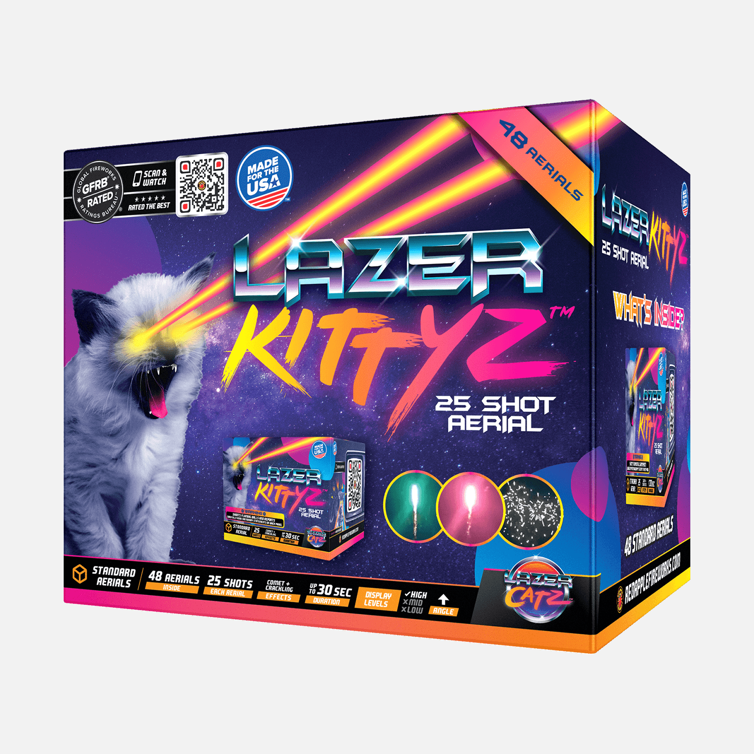 Lazer Kittyz™ 25-Shots Plastic Frame