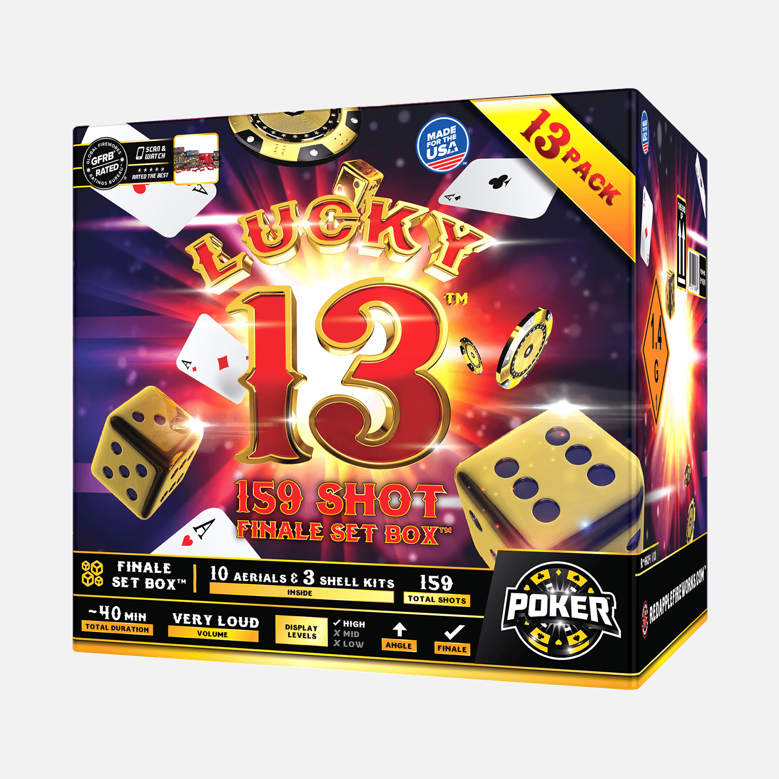 Lucky 13™ 159-Shots Sampler®