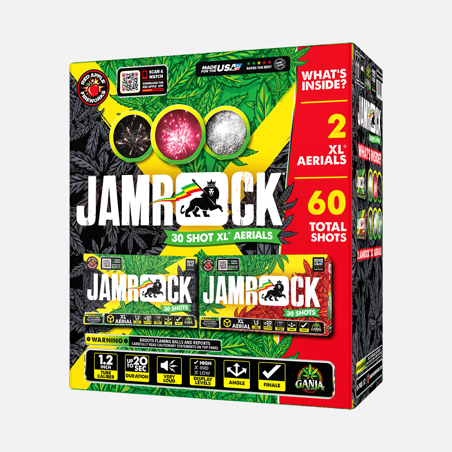 Jamrock™ 30-Shots XL® Aerials