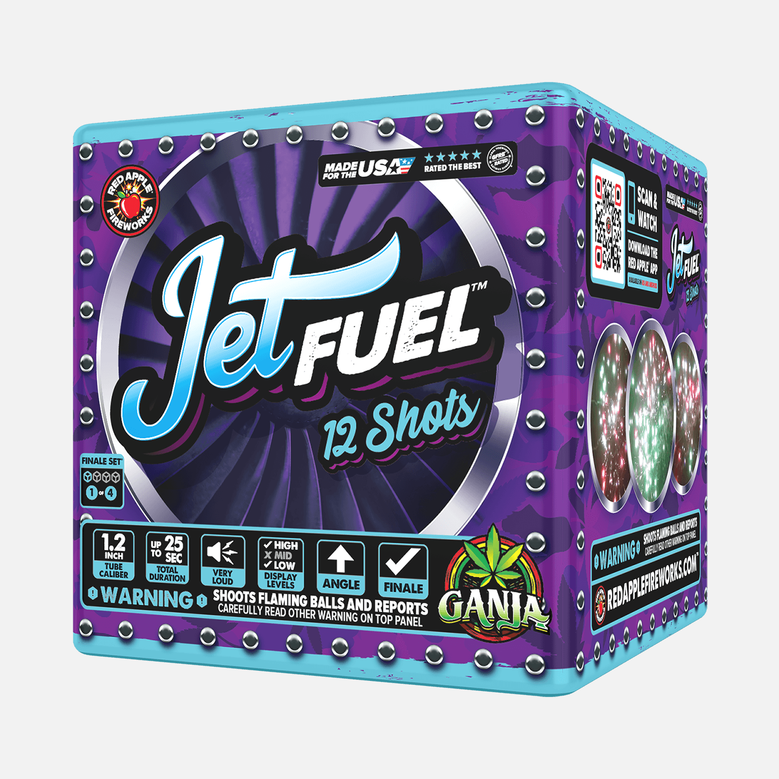 Jet Fuel™ 48-Shots Large Aerial Finale Set® Large Finale Sets® (Up to 1400 Grams)