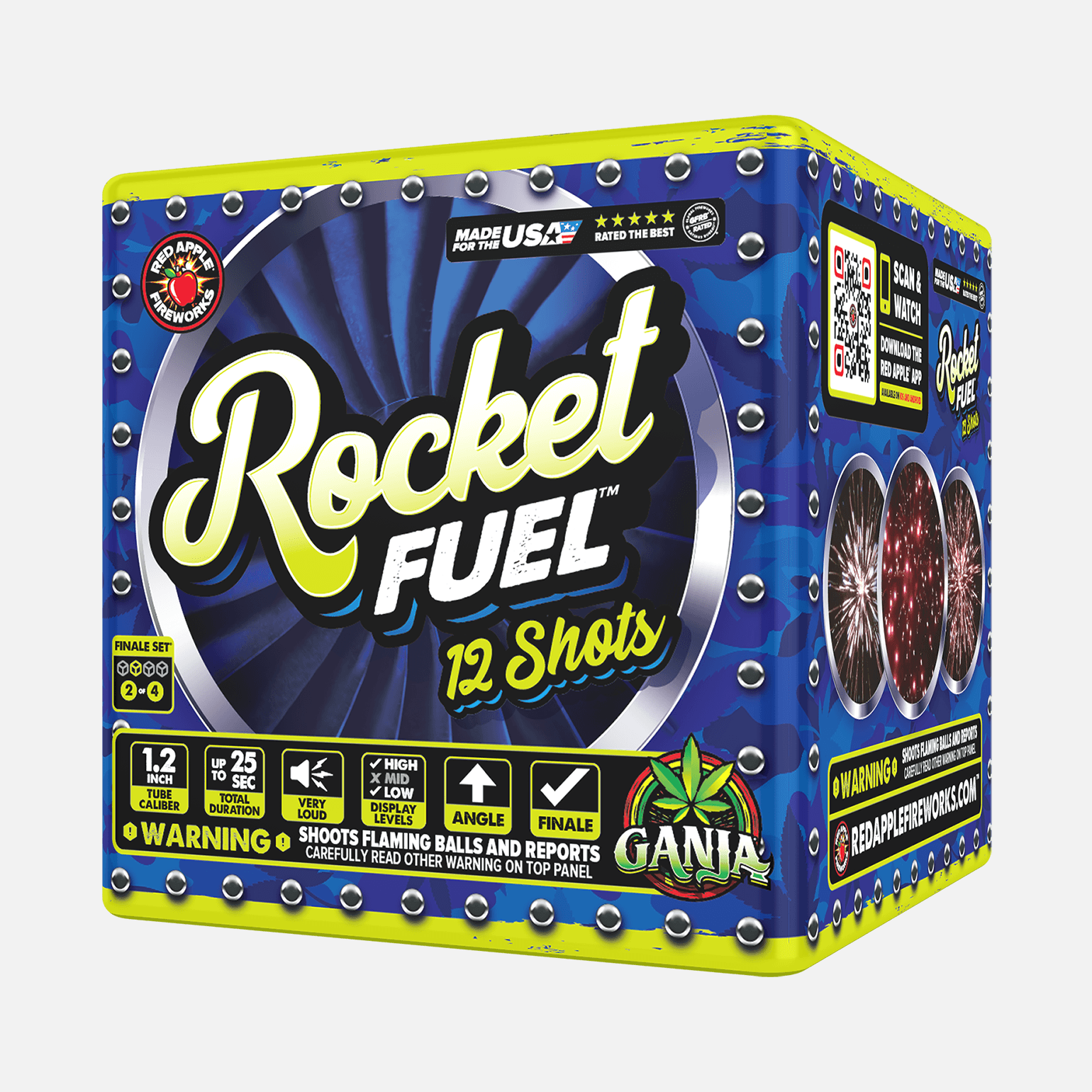 Jet Fuel™ 48-Shots Large Aerial Finale Set® Large Finale Sets® (Up to 1400 Grams)