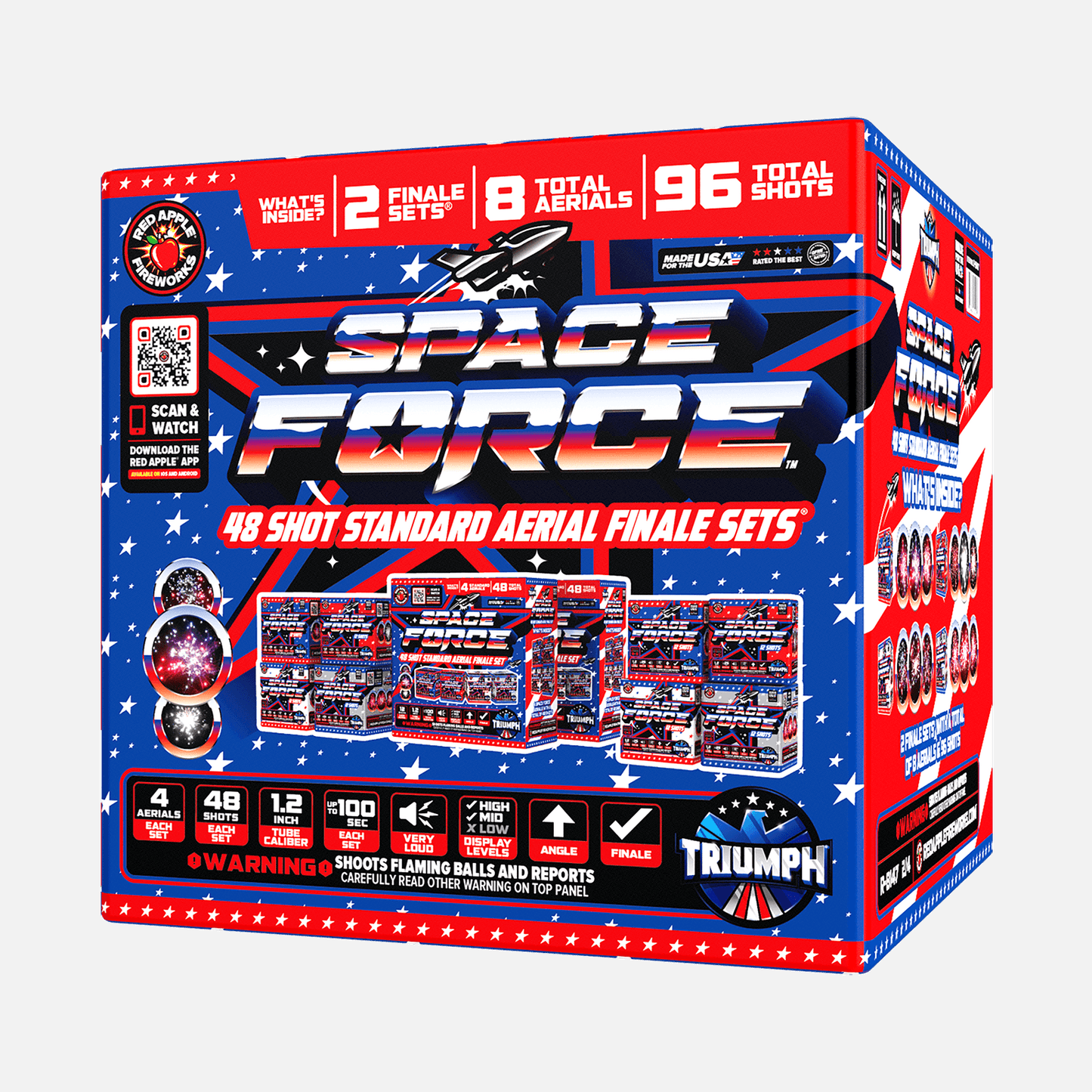 Space Force® 48-Shots Large Aerial Finale Set®