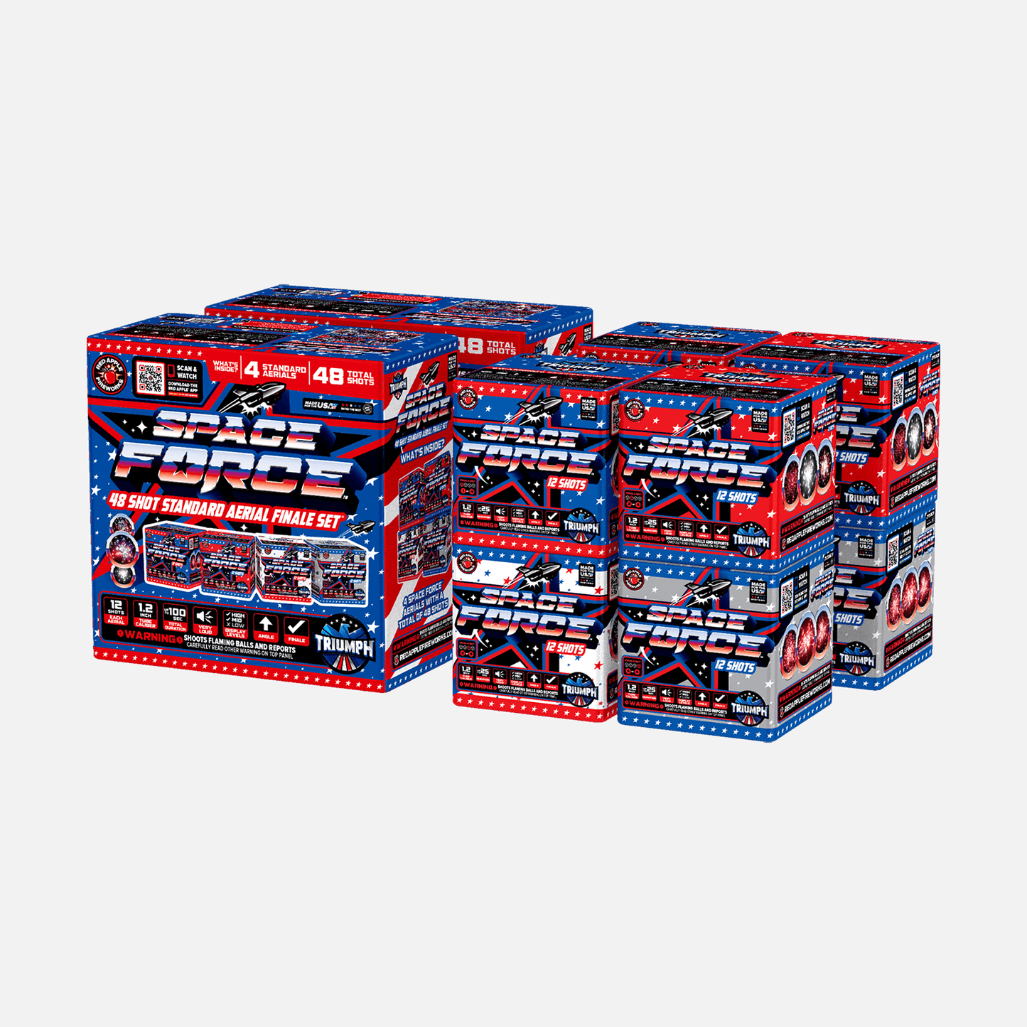 Space Force® 48-Shots Large Aerial Finale Set®