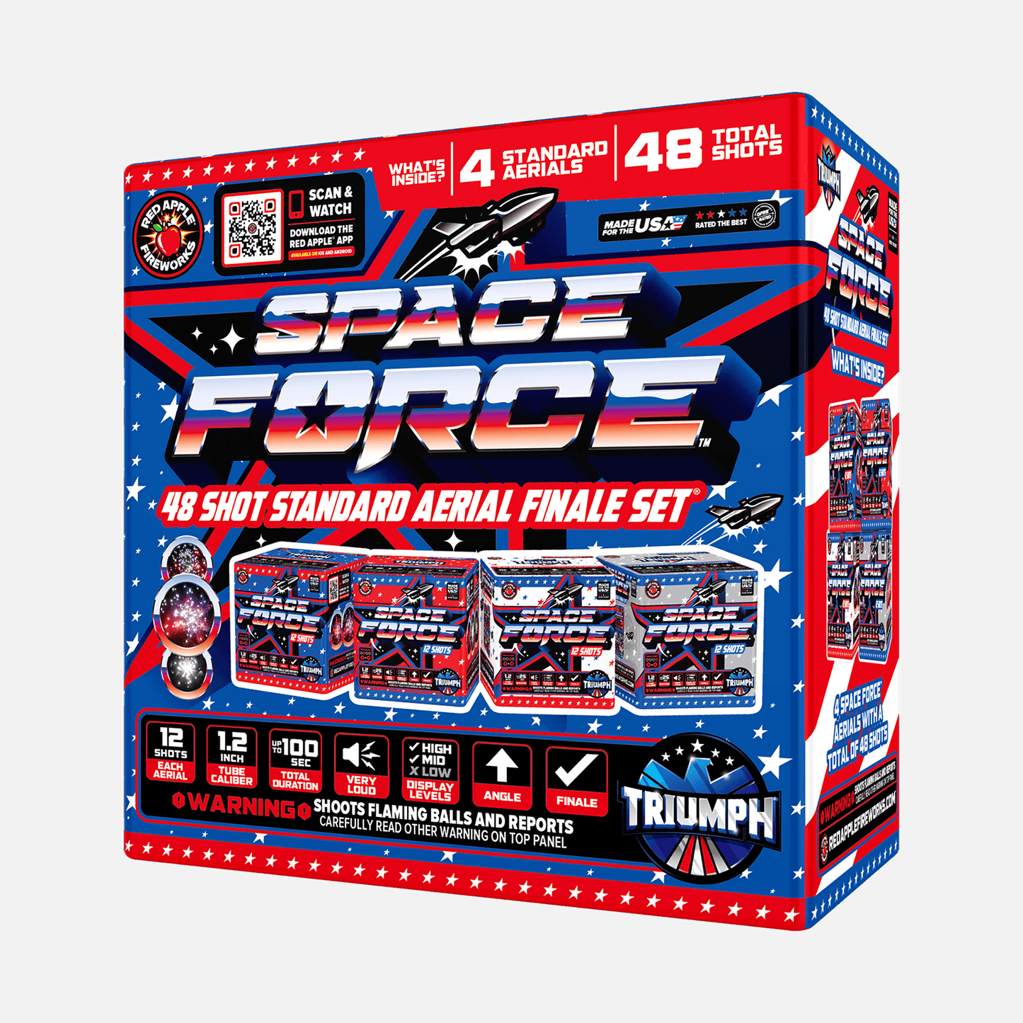 Space Force® 48-Shots Large Aerial Finale Set®