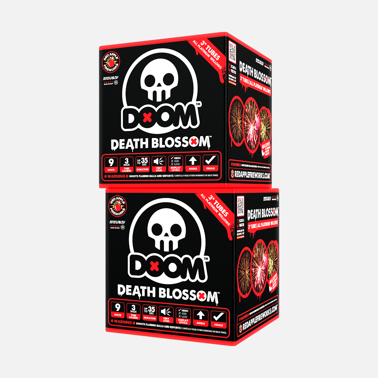 Death Blossom™ 9-Shots Large Shell Shell Cakes