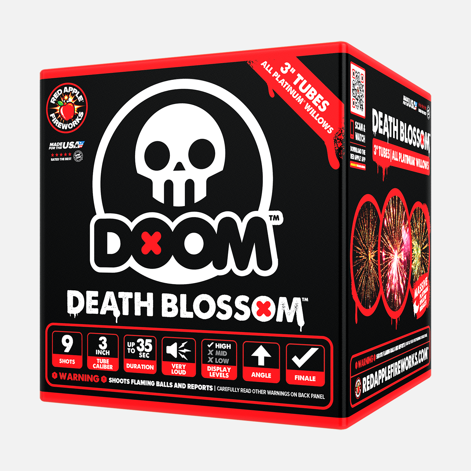 Death Blossom™ 9-Shots Large Shell Shell Cakes