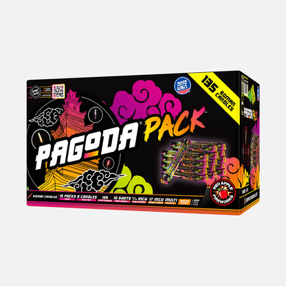 Pagoda® Pack 10-Shots Roman Candle Packs