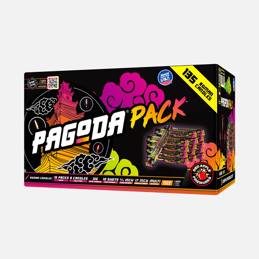 Pagoda® Pack 10-Shots Roman Candle Packs