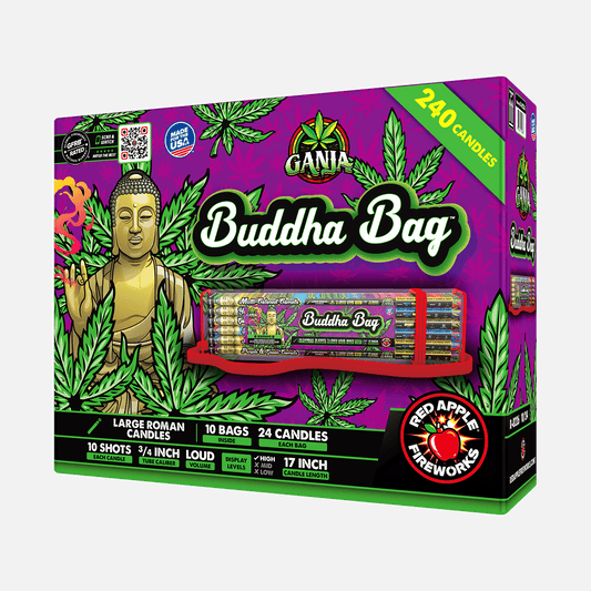 Buddha™ Bag 10 Shots Standard Roman Candles