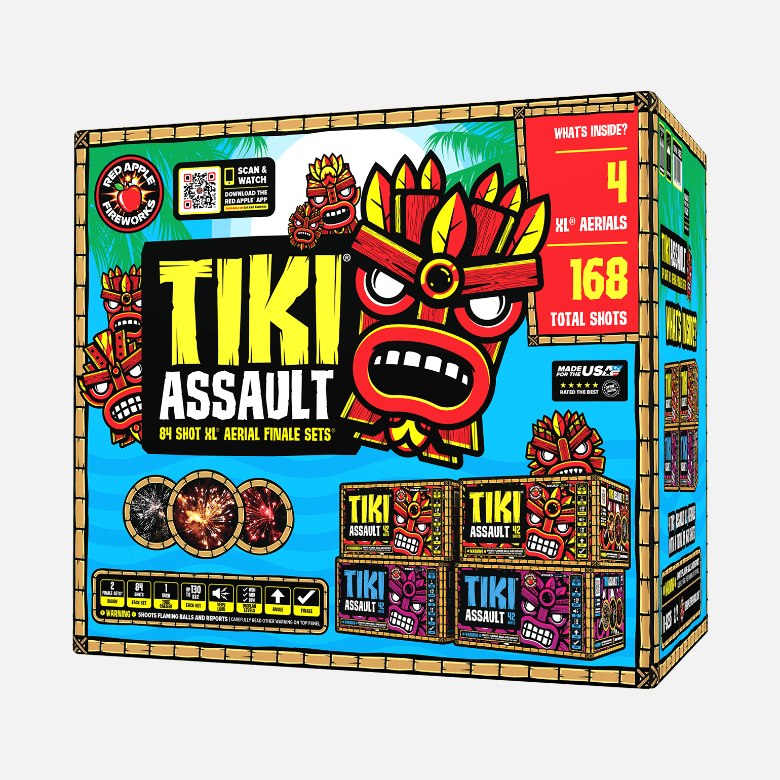 Tiki® Assault™ 84-Shots Large Aerial Finale Set®