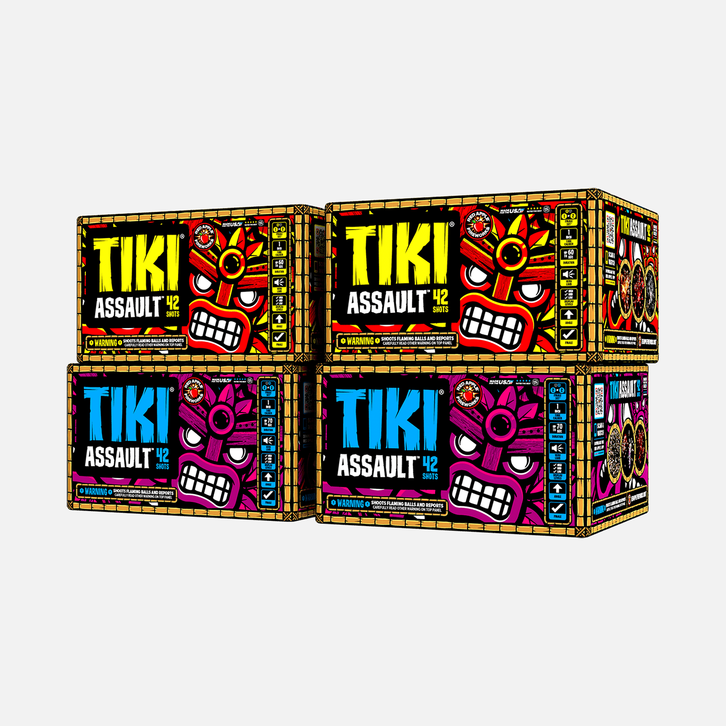 Tiki® Assault™ 84-Shots Large Aerial Finale Set®