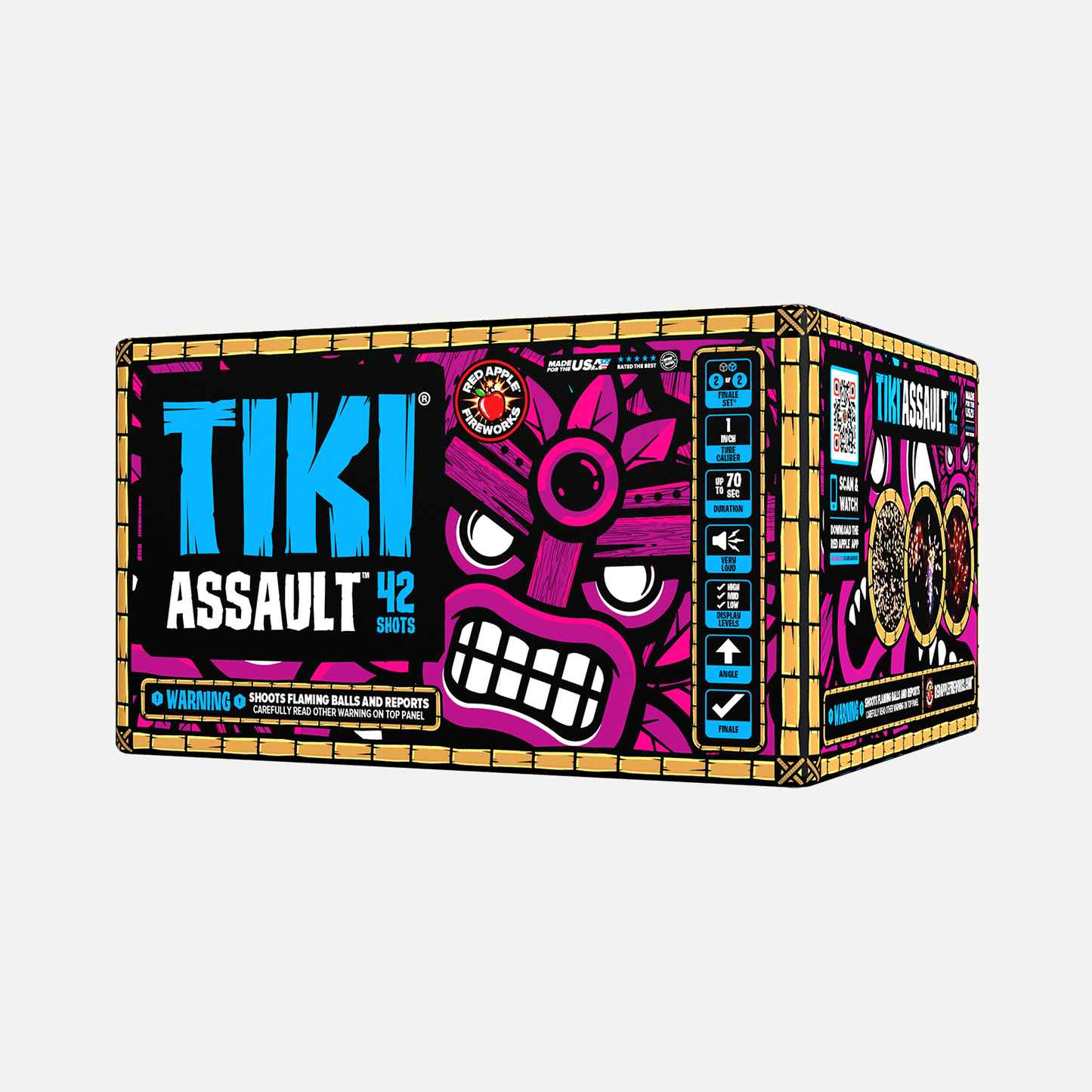 Tiki® Assault™ 84-Shots Large Aerial Finale Set®