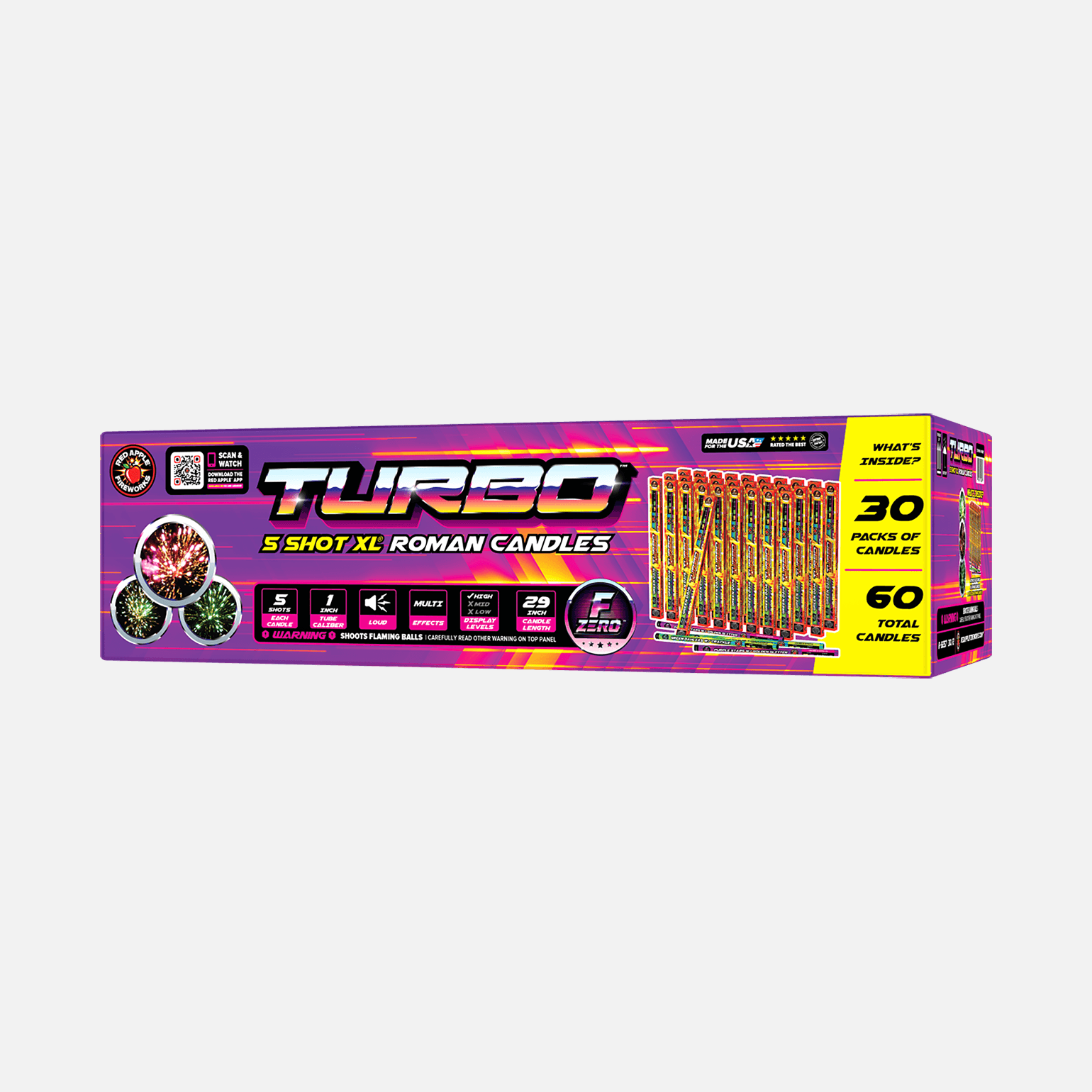 F-Zero® Turbo 5 Shots XL® Roman Candles XL® Roman Candles