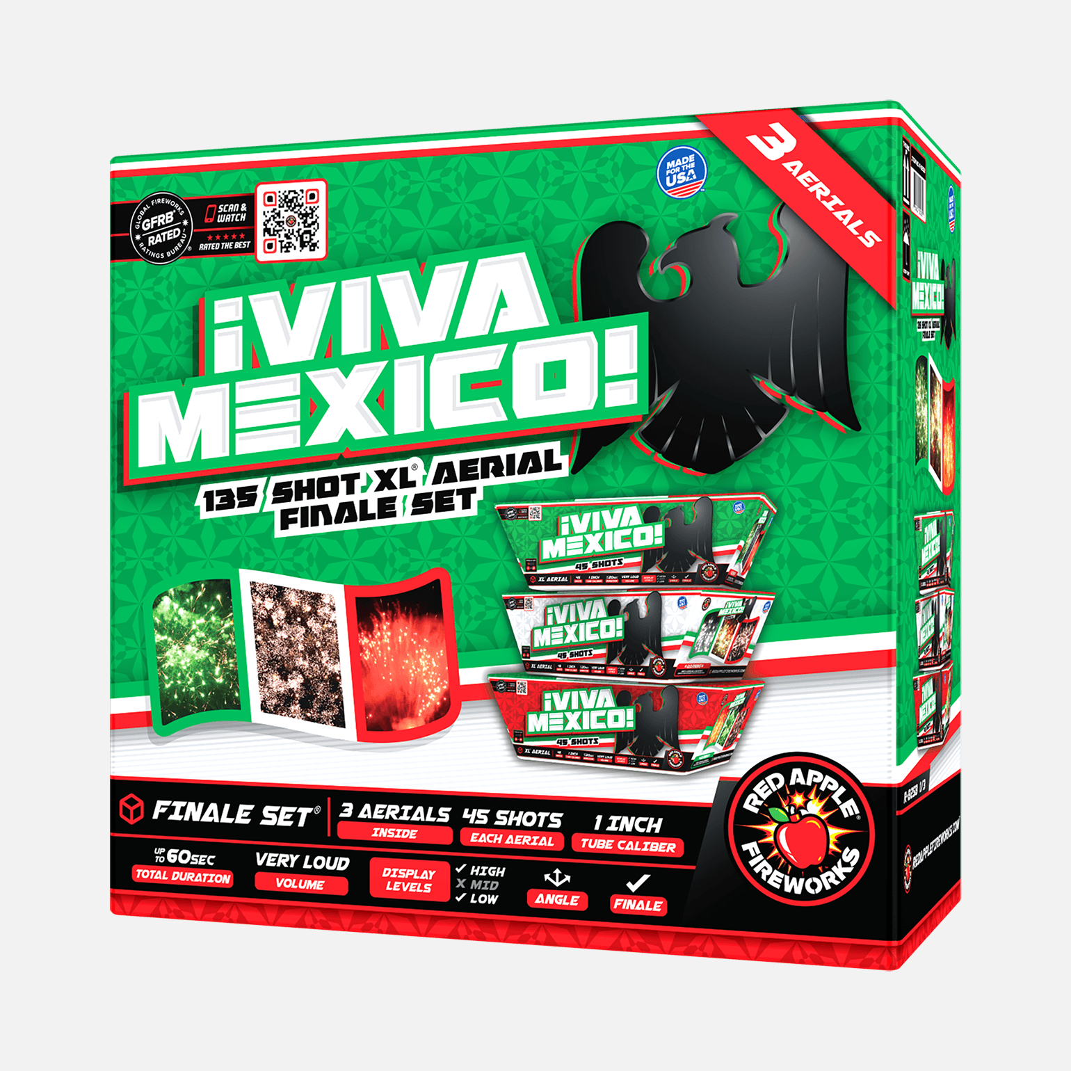 Viva Mexico®! 135-Shots XL® Aerial Finale Set®