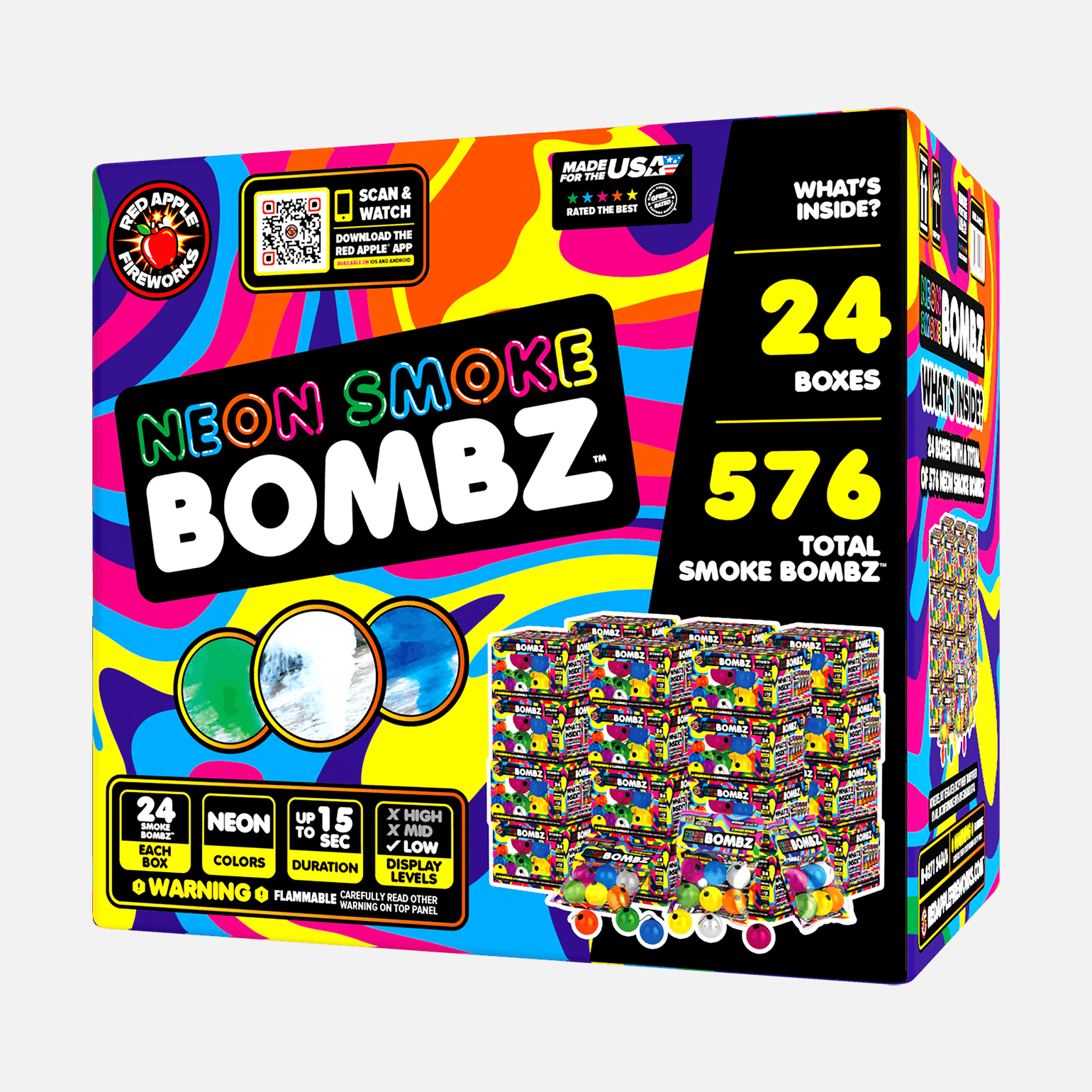 Neon Smoke Bombz Smoke