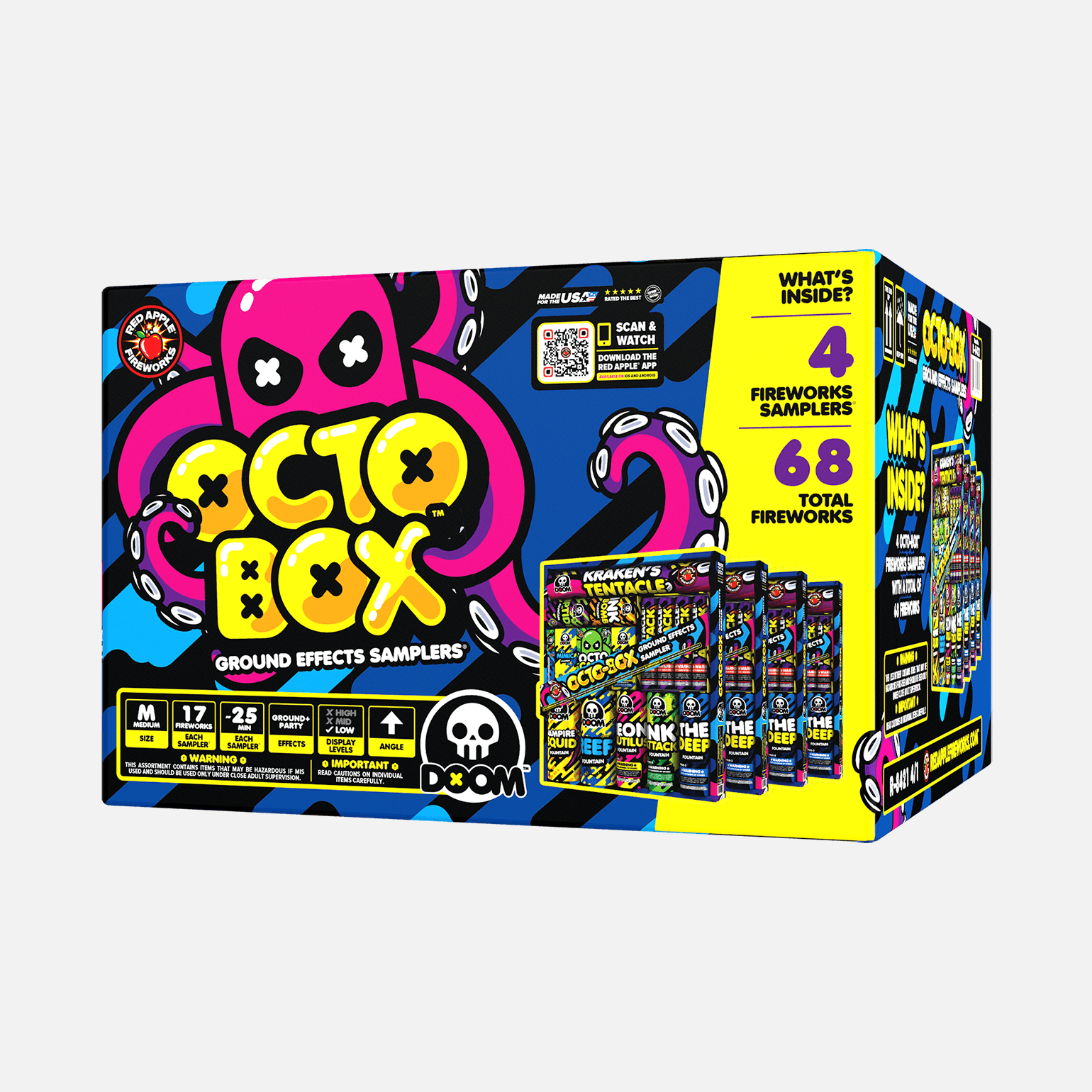 Octo™ Box Fireworks Samplers® Ground Effect Samplers®