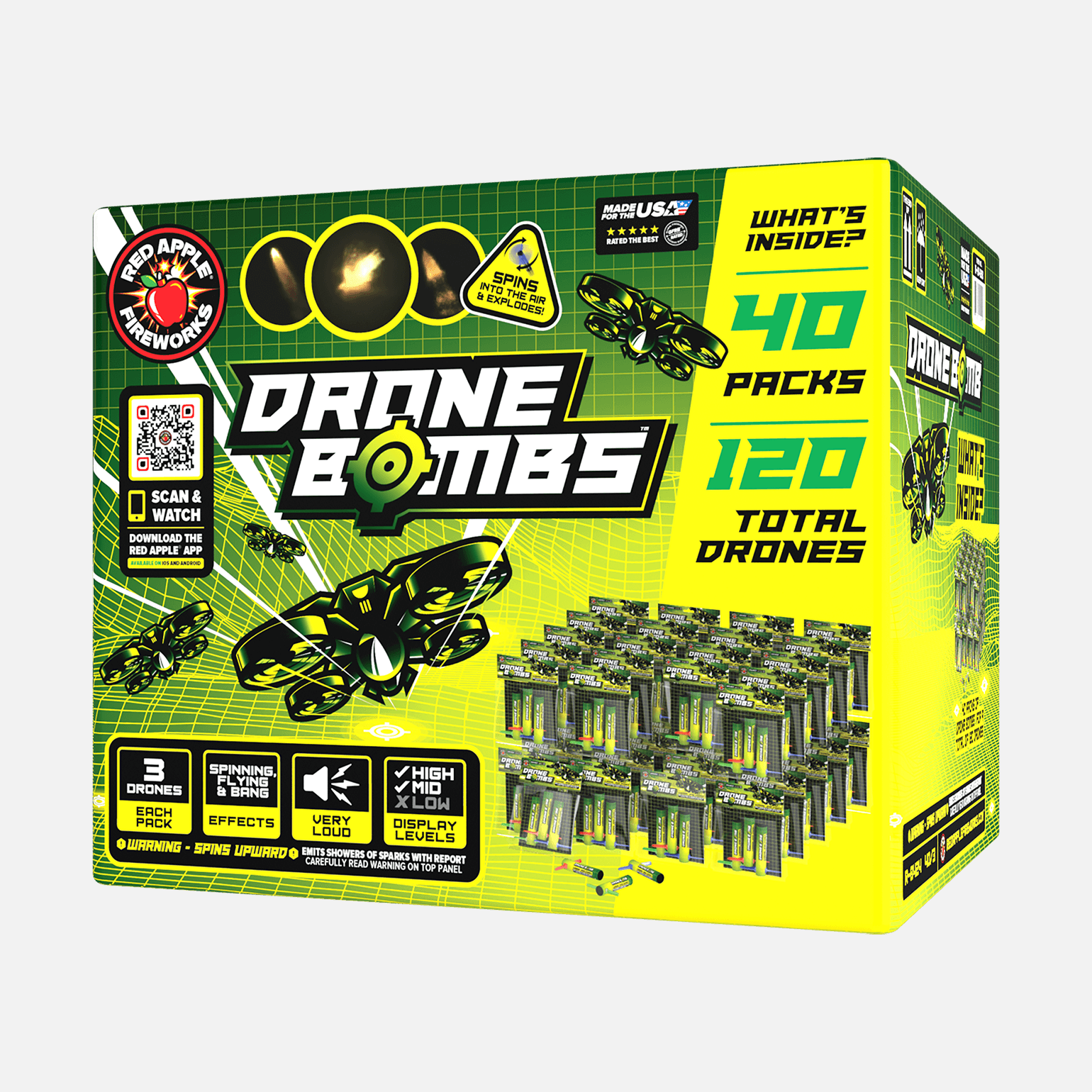 Drone Bombs™ Aerial Spinners Sky Spinners