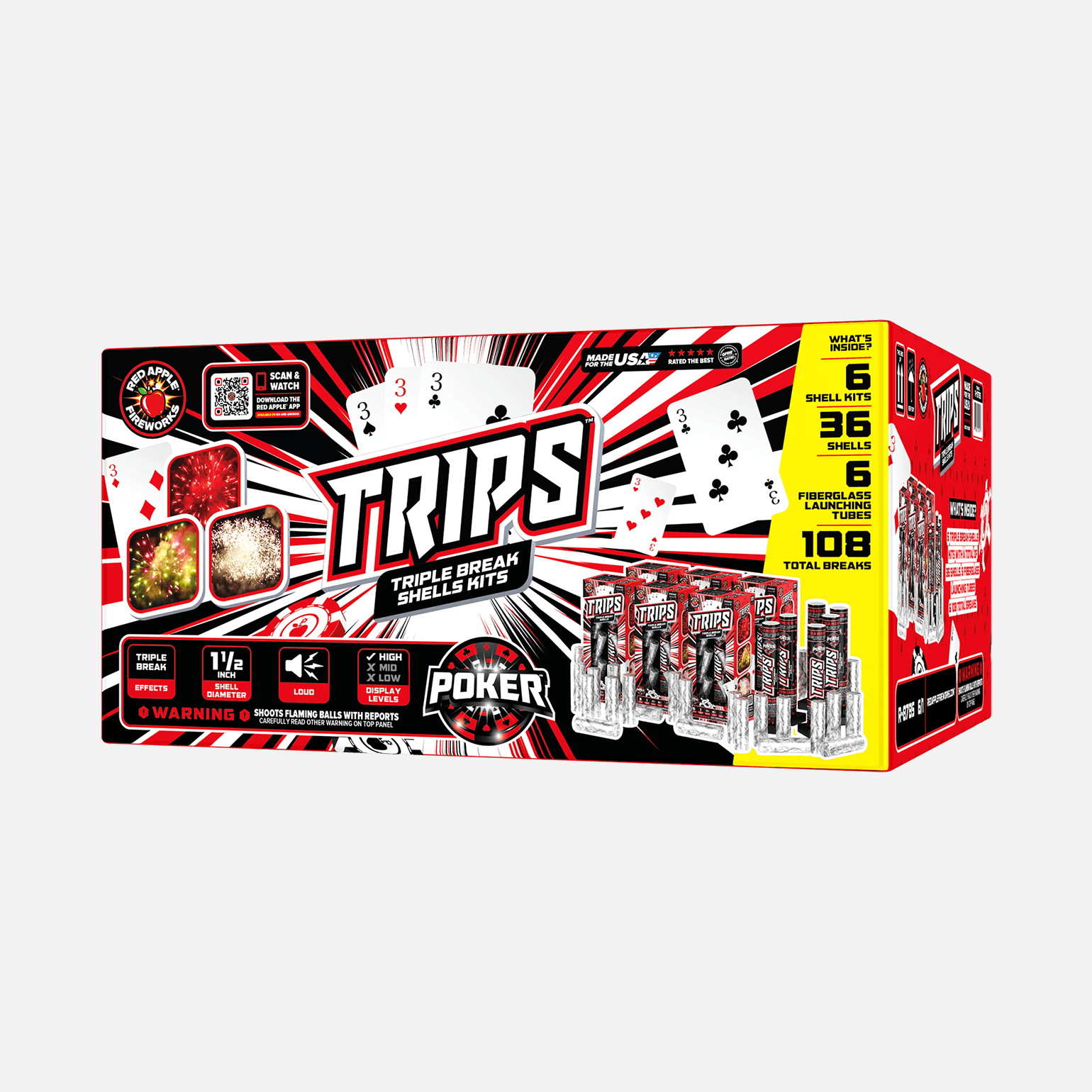 TRIPS™ 6 Shot Triple Break Ball Shells