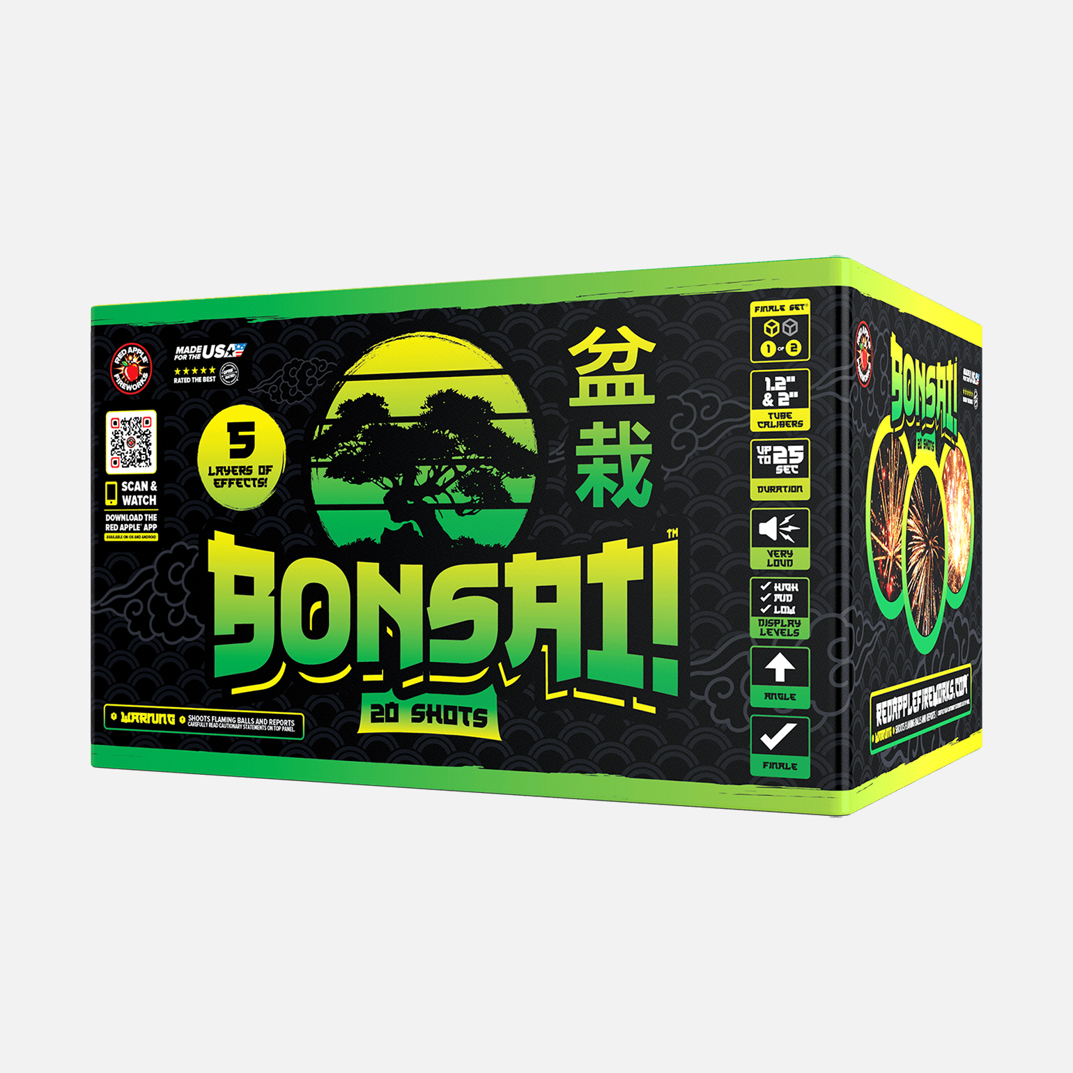 Bonsai™ 40 Shots XL® Aerial Finale Set® XL® Finale Sets® (Up to 2000 Grams)