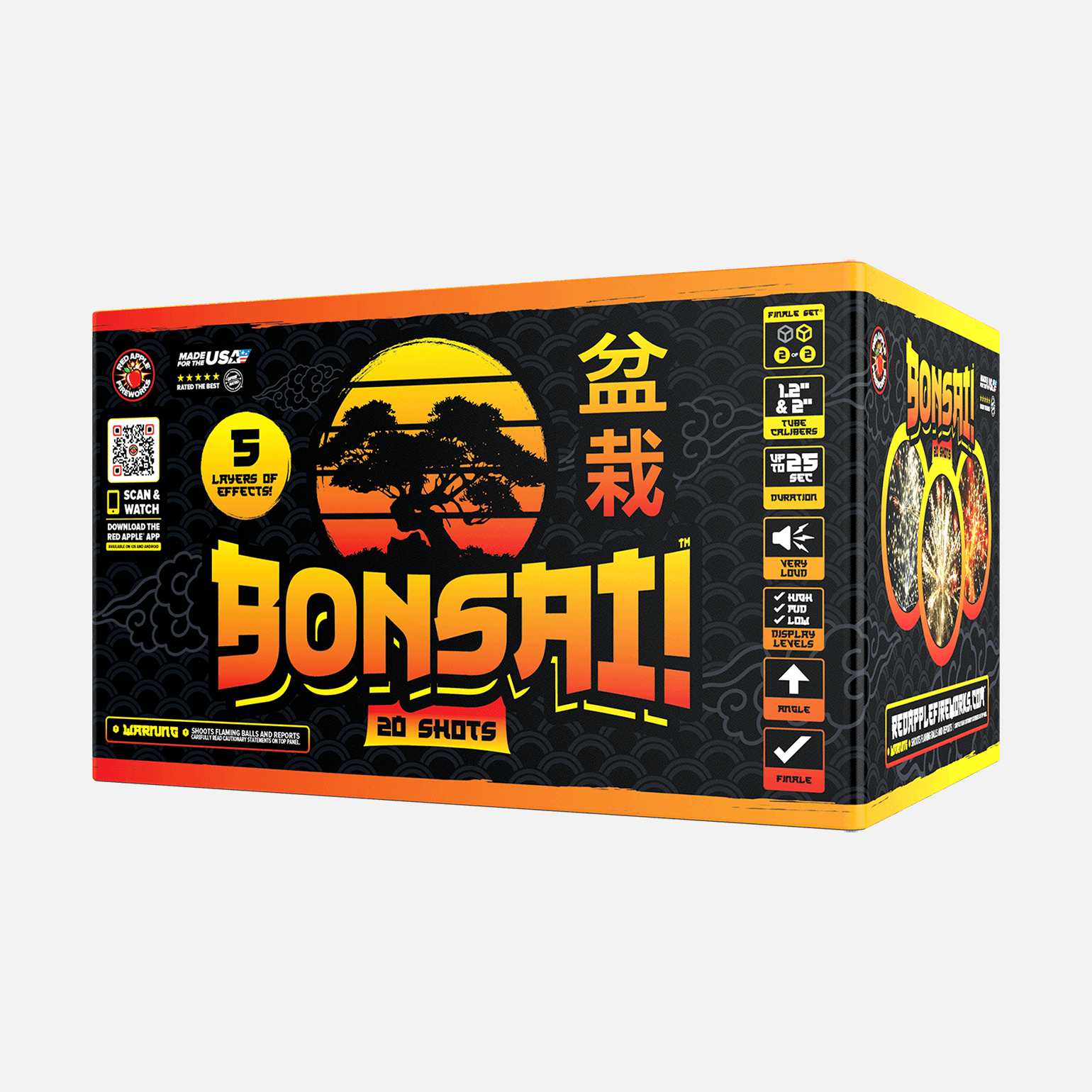 Bonsai™ 40 Shots XL® Aerial Finale Set® XL® Finale Sets® (Up to 2000 Grams)