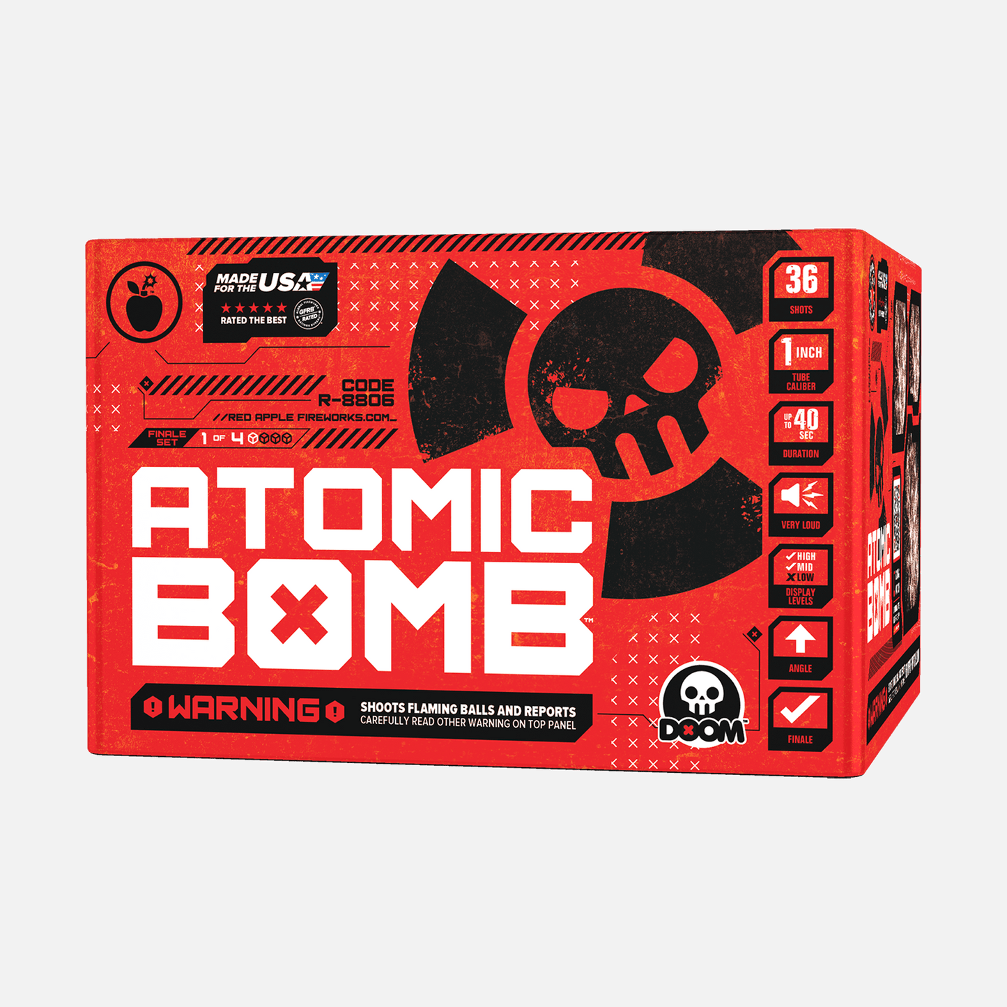 Bomb Box™ 144 Shots XL® Aerial Finale Set®