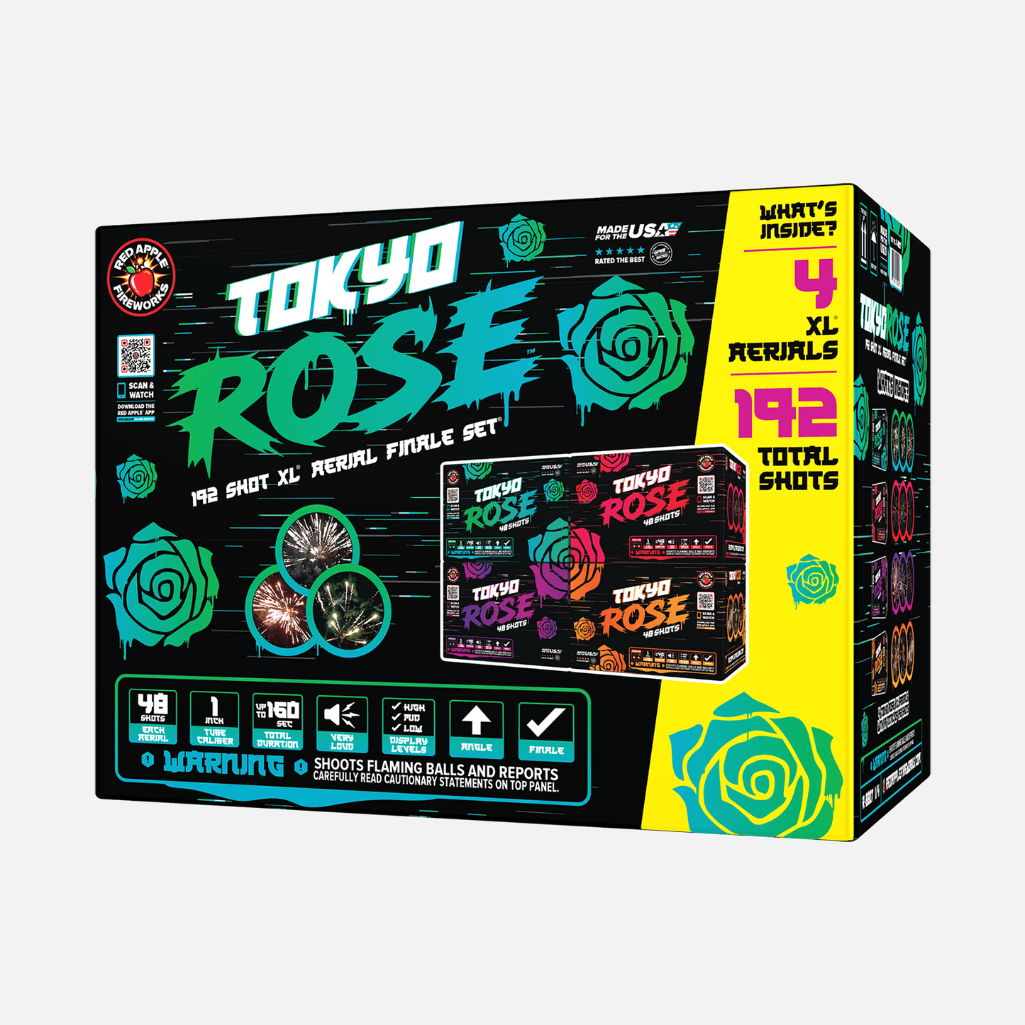 Tokyo Rose™ 192 Shots XL® Aerial Finale Set®