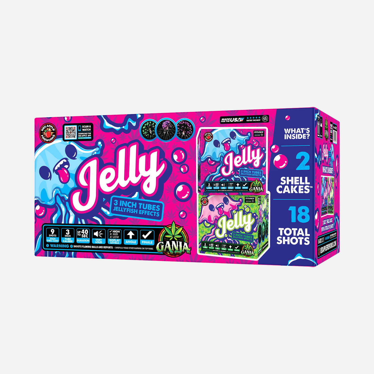 Jelly™ 9 Shots Large Shell Cakes