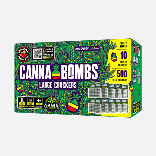 Canna-Bombs™ 50 Shot M-1000 Cracker Bag Style