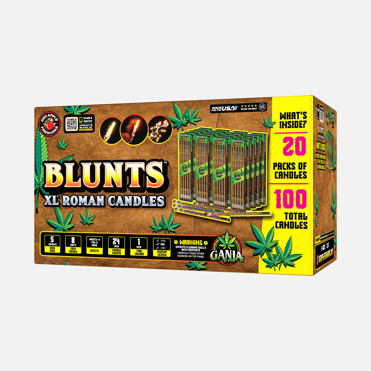 Blunts® 8 Shot XL® Roman Candles