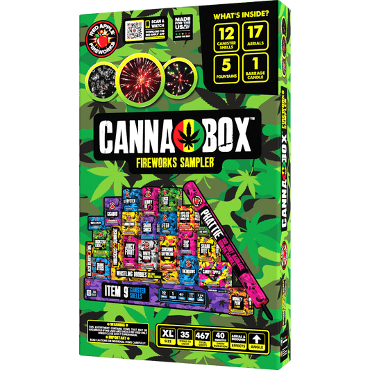 Canna™-Box 467 Shot Fireworks Sampler®