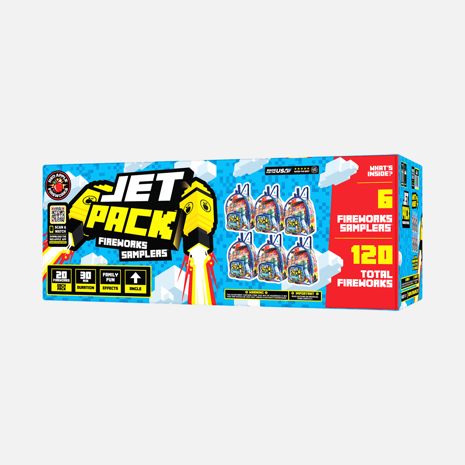 Jet Pack™ Fireworks Samplers® Ground Effect Samplers®