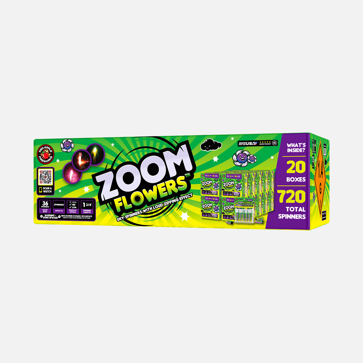 Zoom Flowers™ Aerial Spinners Sky Spinners