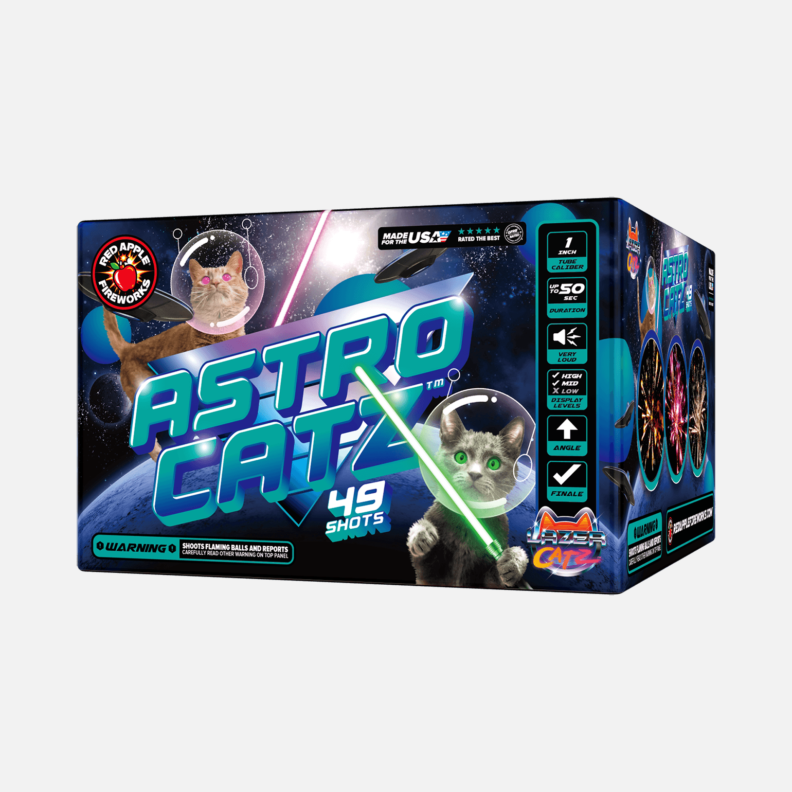 Astro Catz™ 49 Shot XL® Aerials XL® Aerial Cakes (Up to 500 Grams)